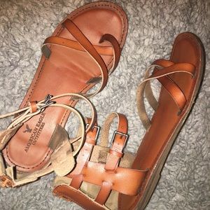American Eagle Buckle Sandals